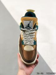 Jordαn 4's Light Brown White Retro Basketball Shoes