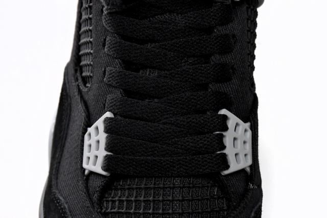 ［plus-size shoes]Jordαn 4's Retro SE Black Canvas DH7138-006