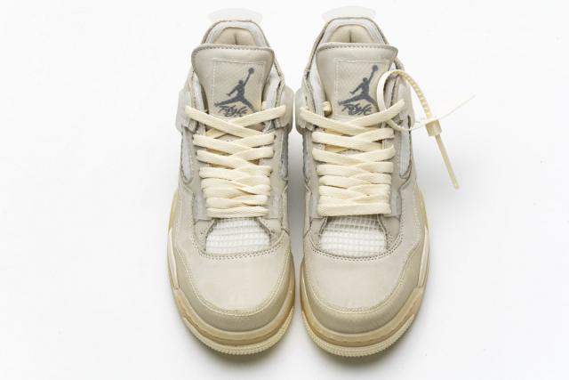［plus-size shoes]Air Jordαn 4's Retro OW Sail CV9388-100