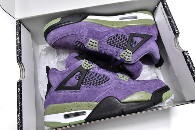 ［plus-size shoes]Jordαn 4's Retro Canyon Purple AQ9129-500