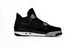 ［plus-size shoes]Jordαn 4's Retro SE Black Canvas DH7138-006