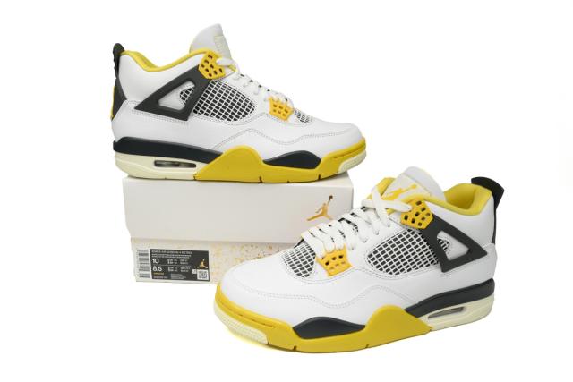 ［plus-size shoes]Air Jordαn 4's Retro Vivid Sulfur AQ9129-101