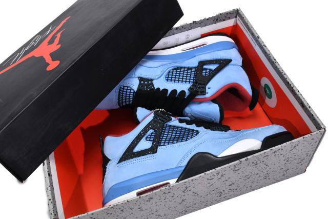 ［plus-size shoes]Air Jordαn 4's Retro Travis Scott Cactus Jack 308497-406