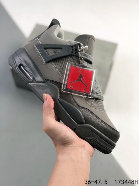 Jordαn 4's Smoky Gray Basketball Shoes
