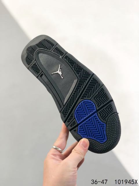 Jordαn 4's Midnight Blue Colorblock Basketball Shoes 2 colors