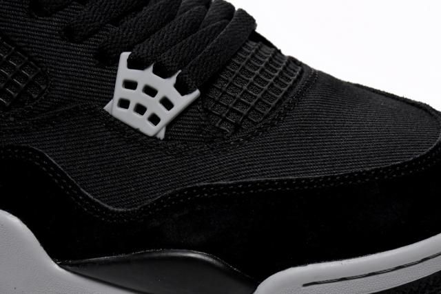 ［plus-size shoes]Jordαn 4's Retro SE Black Canvas DH7138-006