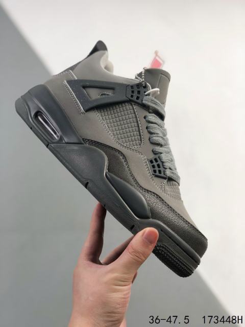 Jordαn 4's Smoky Gray Basketball Shoes