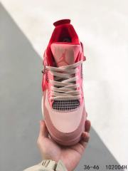 Jordαn 4's Gradient Pink Basketball Shoes