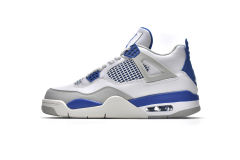 ［plus-size shoes]Air Jordαn 4's Retro Military Blue 308497-105