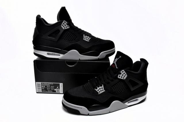 ［plus-size shoes]Jordαn 4's Retro SE Black Canvas DH7138-006