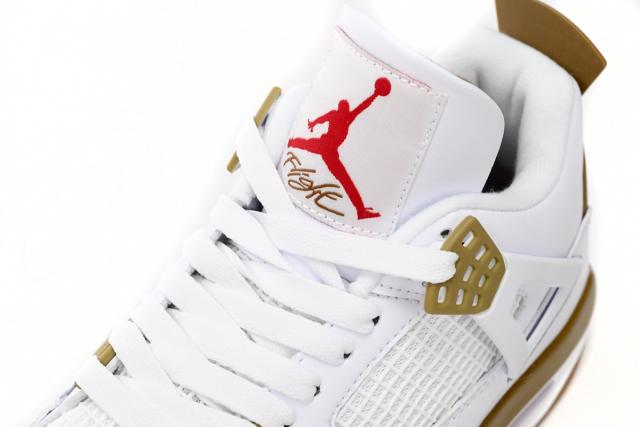 ［plus-size shoes]N SB x Air Jordαn 4's White Brown DR5415-120