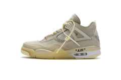 ［plus-size shoes]Air Jordαn 4's Retro OW Sail CV9388-100