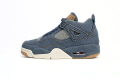 ［plus-size shoes]Jordαn 4's Retro Levi's Denim (Tag with Levi's Logo) AO2571-401
