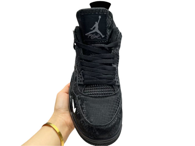 [plus-size shoes]1:1 quality version 28020267 Nigel Sylvester x Jordαn 4's OG  Black Mamba BIKE