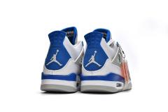 ［plus-size shoes]Air Jordαn 4's Retro Military Blue 308497-105