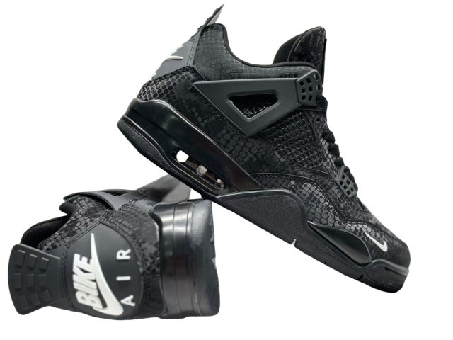 [plus-size shoes]1:1 quality version 28020267 Nigel Sylvester x Jordαn 4's OG  Black Mamba BIKE
