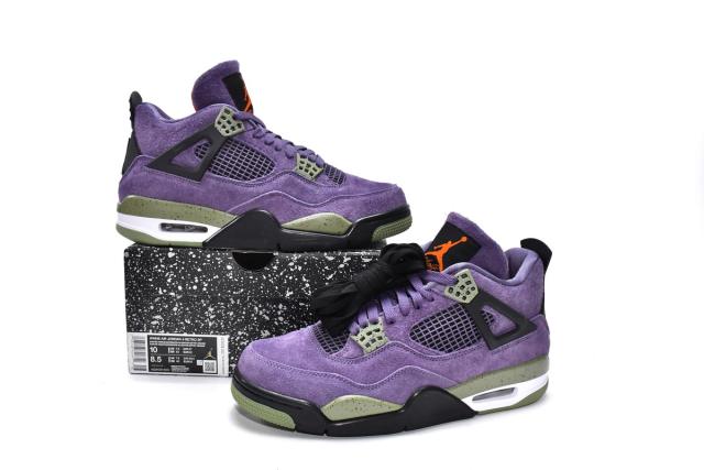 ［plus-size shoes]Jordαn 4's Retro Canyon Purple AQ9129-500