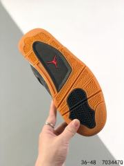 Jordαn 4's Dark Floral Air Cushioned Basketball Shoes