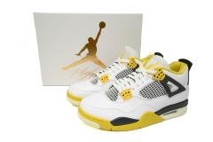 ［plus-size shoes]Air Jordαn 4's Retro Vivid Sulfur AQ9129-101