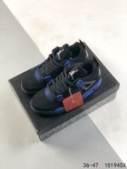 Jordαn 4's Midnight Blue Colorblock Basketball Shoes 2 colors