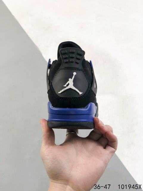 Jordαn 4's Midnight Blue Colorblock Basketball Shoes 2 colors