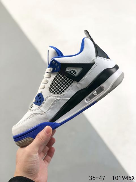 Jordαn 4's Midnight Blue Colorblock Basketball Shoes 2 colors