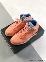 Jordαn 5's Leather & Quilted Suede Basketball Shoes 2 colors