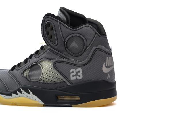 Air Jordαn 5's Retro OW Black CT8480-001
