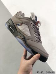 Jordαn 5's Brown High Top Basketball Shoes