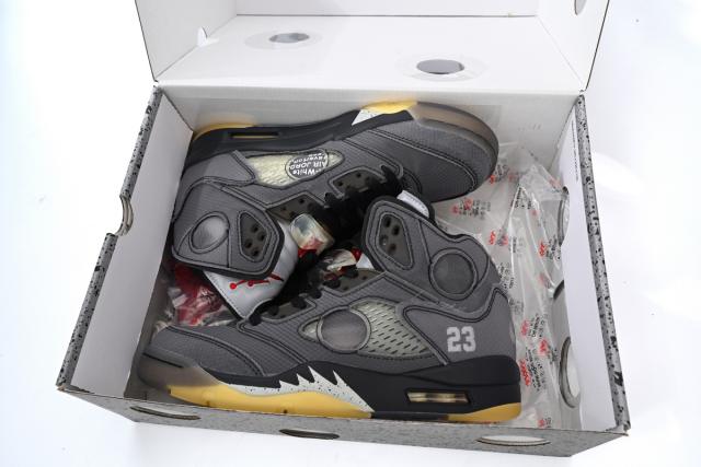 Air Jordαn 5's Retro OW Black CT8480-001