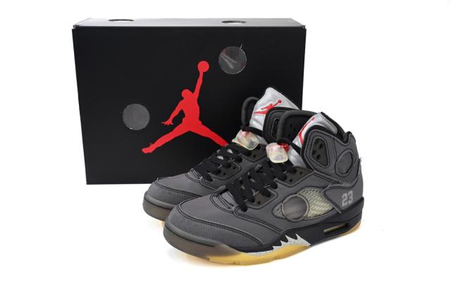 Air Jordαn 5's Retro OW Black CT8480-001