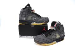 Air Jordαn 5's Retro OW Black CT8480-001