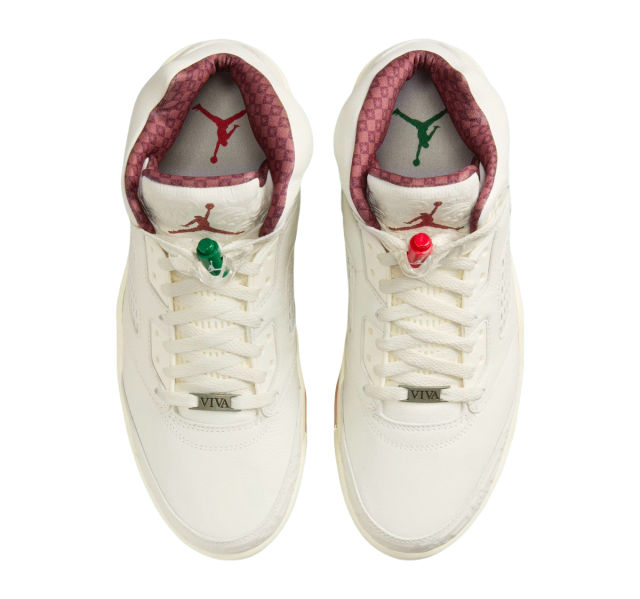 [plus-size shoes] Jordαn 5's EI GRITO 27972968 Mexican Color Culture Basketball Shoes