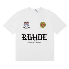 Rhude Gotic Fonts T-Shirts (Black Beige White)