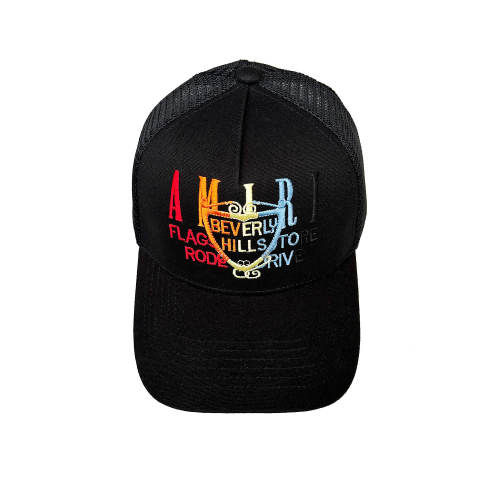Amir* Colorful Embroidery Mesh Cap