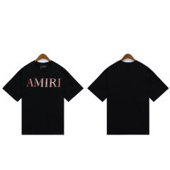 Red Fonts T-Shirt Black White