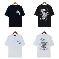 3D Fonts T-Shirt Black White
