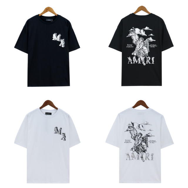 3D Fonts T-Shirt Black White