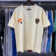 Rhude Sunset T-Shirts (Black Beige White)