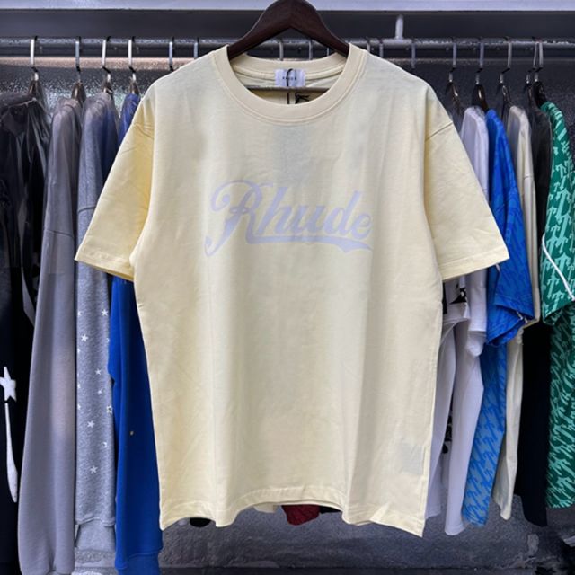 Rhude Egyptian Pharaoh T-Shirts (Black Beige White)