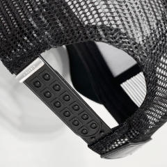 Amir* Black White Embroidery Mesh Cap