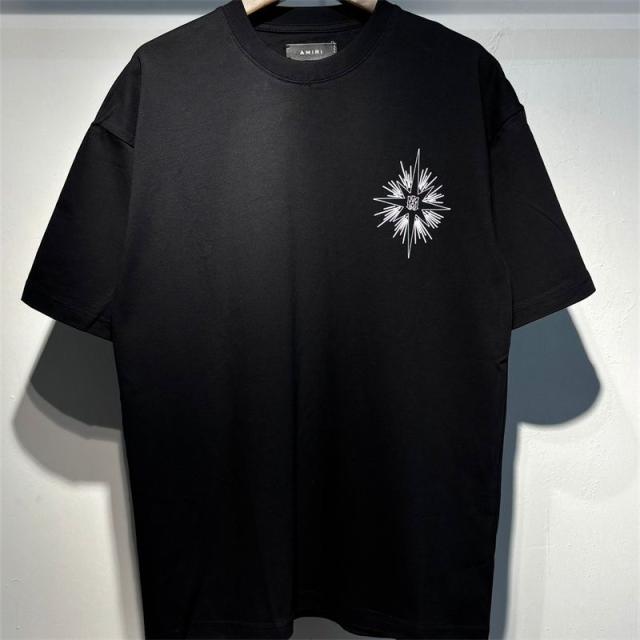 Amir* Blue Logo T-Shirt Black Beige