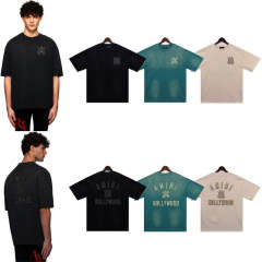 24SS HOLLYWOOD T-Shirt Black Blue Beige