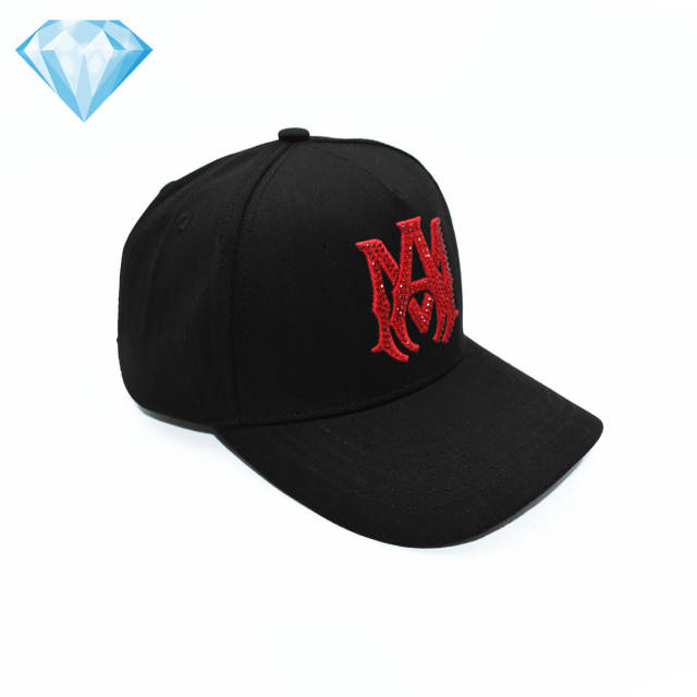 Amir* Hot Drill Embroidery Logo Duckbill Cap 4 colors