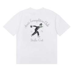 Discus Thrower Letter Logo Print Tee 2 colors