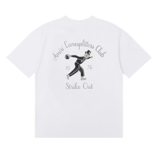 Discus Thrower Letter Logo Print Tee 2 colors