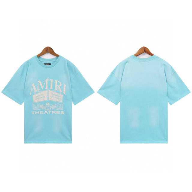 Theeatre LogoT-Shirt Black Blue Pink