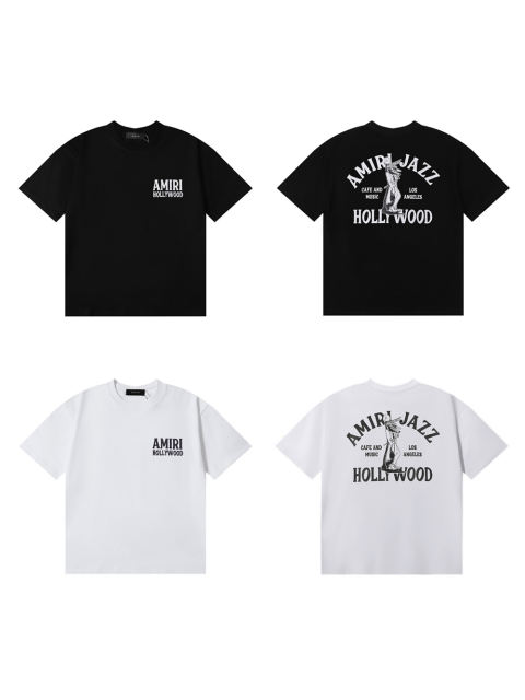 Mr. Jazz Wolf Letter Print tee 2 colors