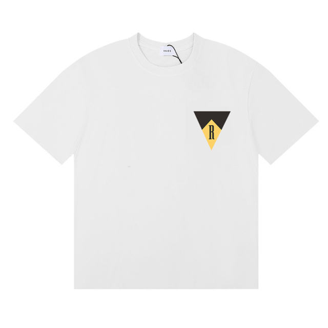 Rhude Tri-Angle T-Shirts (Black Beige White)