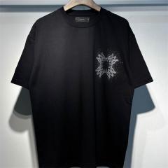 Amir* Classic Rhinestone T-Shirt Black White